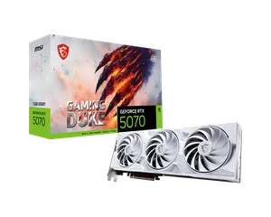 GeForce RTX 5070 12G GAMING DUKE 3X OC BLANCA